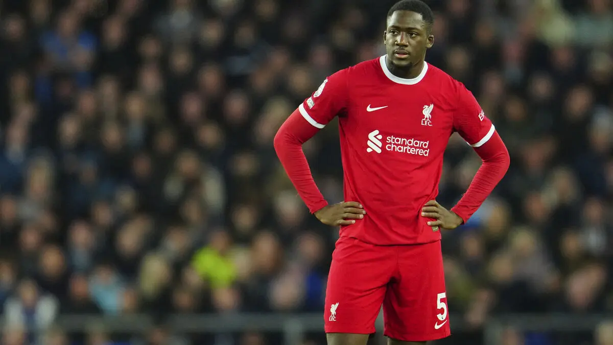 Ibrahima Konate and Liverpool shake